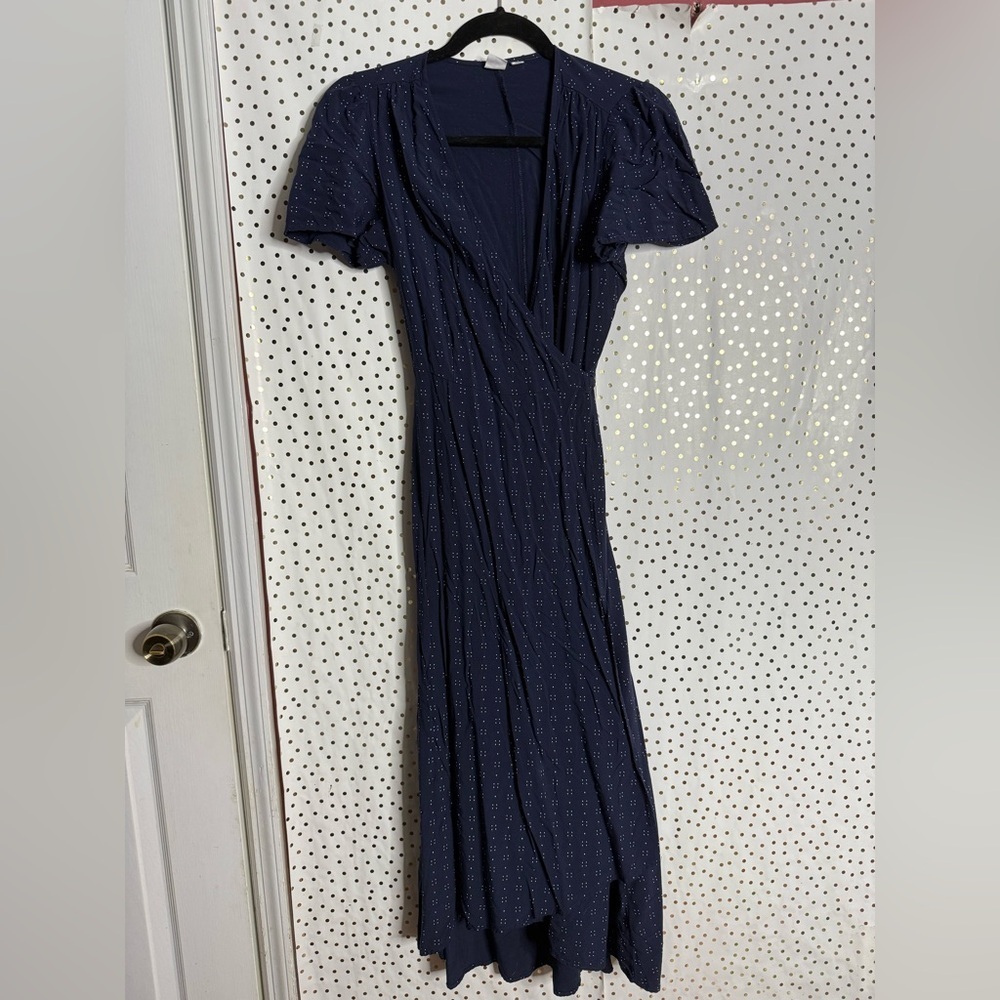 GAP Blue Wrap Dress